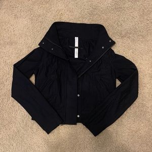 lululemon cropped black jacket